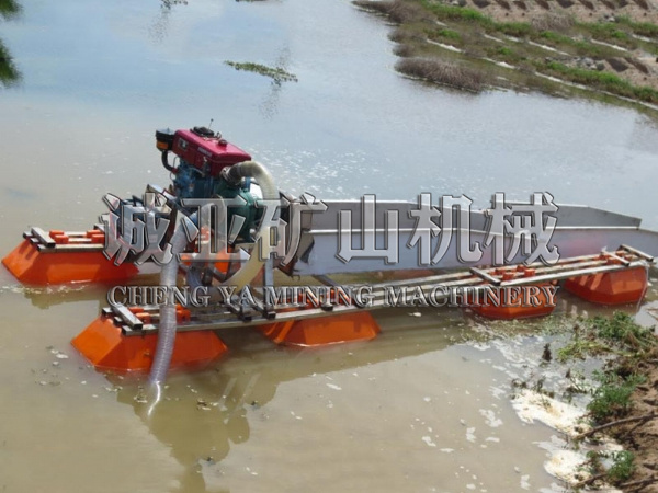 柴油機微型淘金船